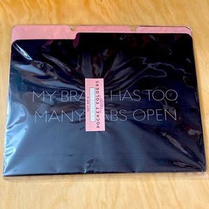 My Brain Has Too Many Tabs Open Pocket Folders - Set of 6